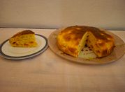 Una foto di torta albicocche