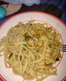 Fideos con salsa de soya
