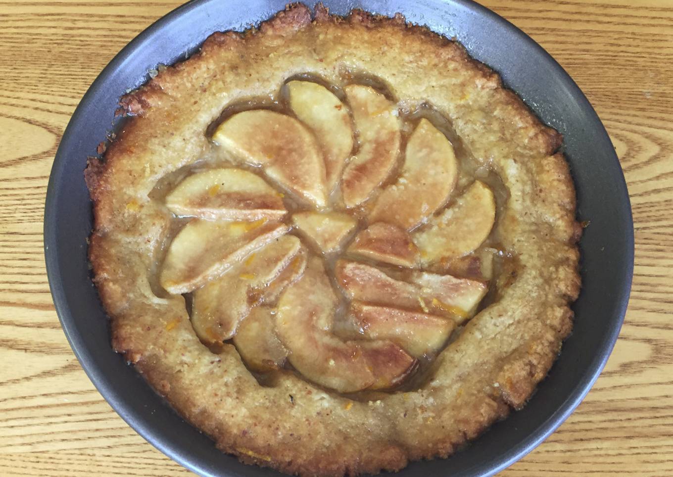 Pear Tart w/ Rum Butter Glaze