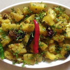 A picture of Sweet potato upp curry.