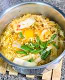 Mì Gói Nấu Măng Trứng