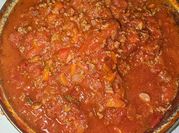 A picture of chunky sauce