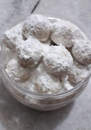 Foto resep Putri Salju Kacang Mete Premium