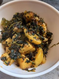 मेथी आलू की सब्जी (methi aloo ki sabzi recipe in Hindi) रेसिपी मुख्य फोटो