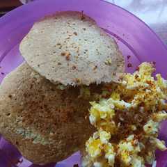 รูปของ Pancake asin versi diet