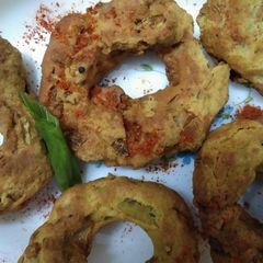 A picture of Air Fryer Masoor Dal Ring Pakora.