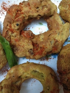 A picture of Air Fryer Masoor Dal Ring Pakora.