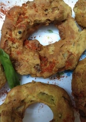 A picture of Air Fryer Masoor Dal Ring Pakora.