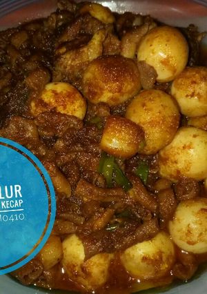 Foto resep Usus telur puyuh bumbu kecap