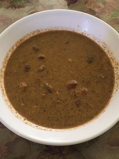 Una foto de Sopa de hongos
