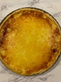 Una foto de Quiche de Cebolla Caramelizada con crema!!!