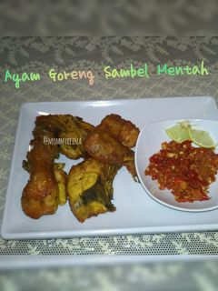 Foto resep Ayam Goreng Sambel Mentah