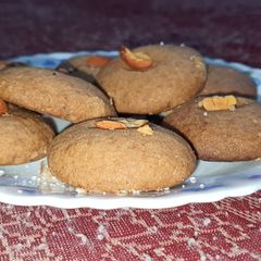 Wheat Jaggery Cookies A picture of Wheat Jaggery Cookies.