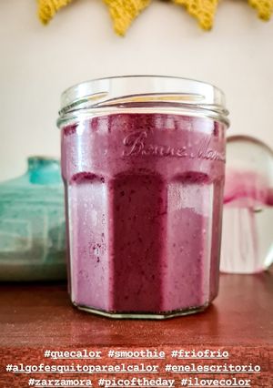 Una foto de Smoothie de zarzamora