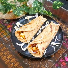 A picture of Paneer Vegetable Roll.