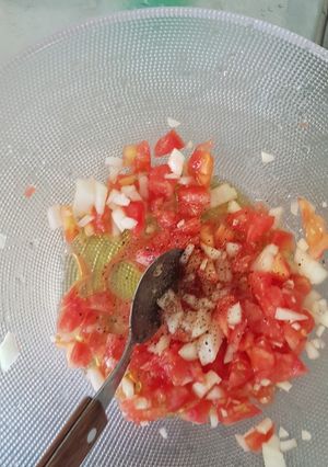Una foto de Salsa cruda para pastas