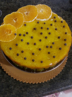 عکسی از دستور کیک پرتقالی با سس پرتقال 🍊