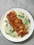 Creamy Chicken Spinach