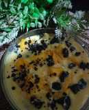Oreo mango custard
