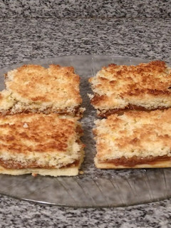 Una foto de Cuadrados de coco y dulce de leche | fran cocina