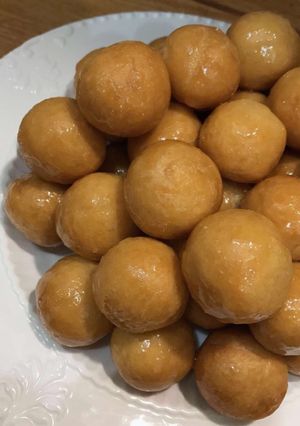 صورة لوصفة لقيمات محشيه جبن