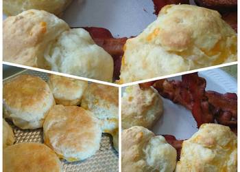 How to Make Delicious Bigmamas Cream Cheese and Cheddar Biscuits
