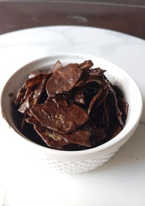 Foto resep Kripik Pisang Coklat Lumer Renyah (Camilan Kekinian)