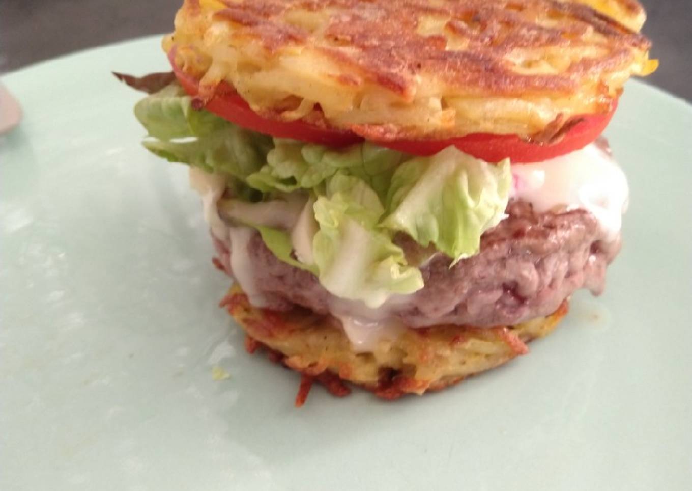 Rosti burger boeuf et fromage