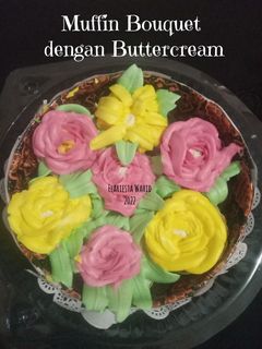 Foto resep Muffin Bouquet dengan Buttercream
