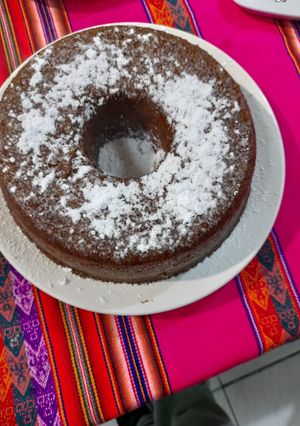 Una foto de Torta micro de chocolate