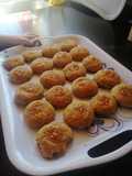 Pepas de naranja maicena y avena sin azúcar aptas bebés desde +6m