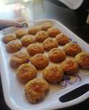 Pepas de naranja maicena y avena sin azúcar aptas bebés desde +6m