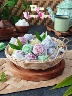 Foto resep Klepon Warna Warni