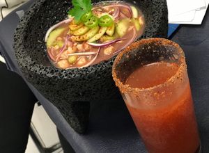 Una foto de Aguachile de callo de hacha
