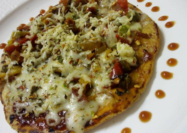 Recipe of Tasty Healthy cheesy pizza