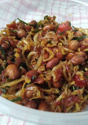 Foto resep Sambal teri kacang