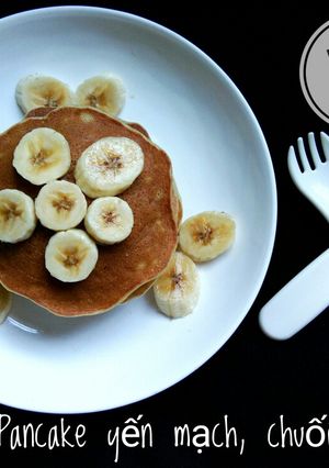 Hình của món Pancake Yến mạch, Chuối cho bé ăn dặm.