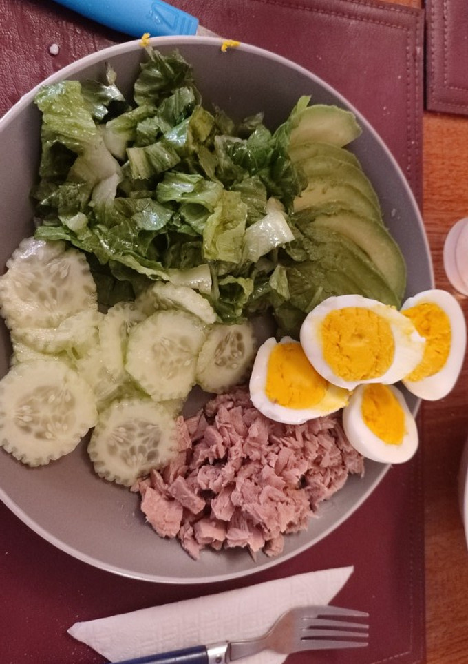 Una foto de Saludable de atún!