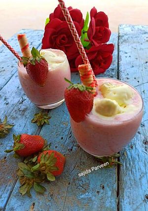 A picture of Strawberry Milkshake.