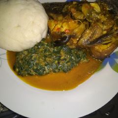 A picture of Ajinasara(Moringa)soup.