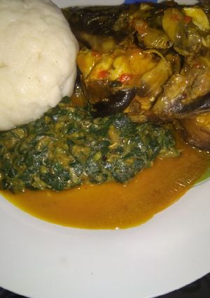 A picture of Ajinasara(Moringa)soup.