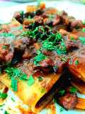 Paccheri di Gragnano al ragu' di polpo