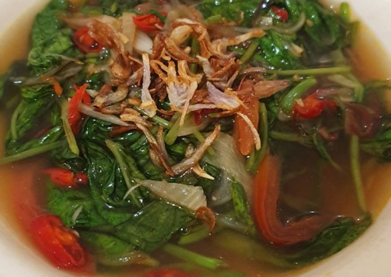 Tumis kangkung enak