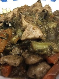 Una foto de Pollo con salsa de soja