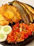 Telur Ceplok Tepung Sajiku Sambal Geprek