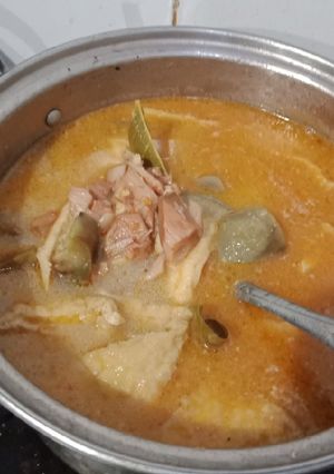 Foto resep Lodeh terong nangka muda