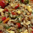 Yakimeshi fácil de camarón
