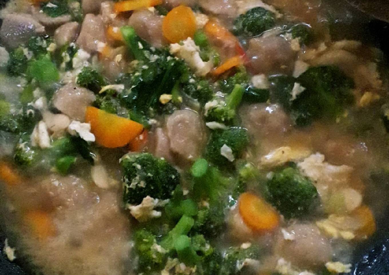 Capcay Sayur Campur Telur Praktis