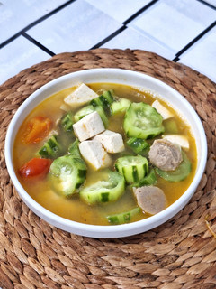 Foto resep Sup Oyong Bakso Tahu