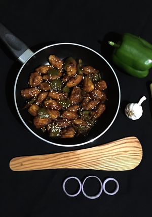 A picture of Chilli Baby Corn.